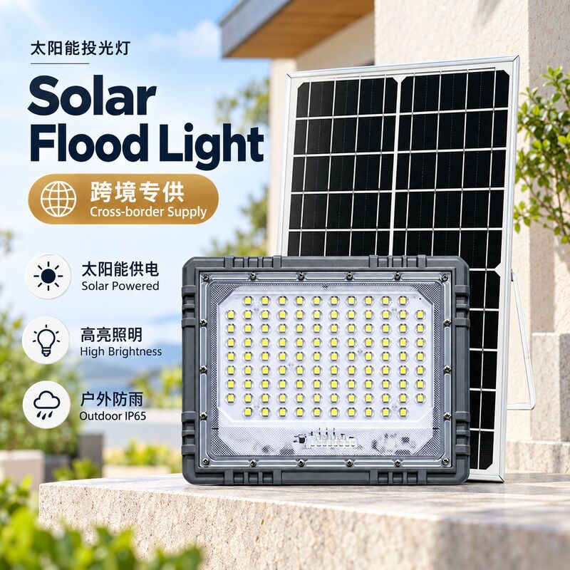 Foreign trade export waterproof solar floodlight garden home lighting outdoor super bright solar garden light Foreign trade export waterproof solar floodlight garden home lighting outdoor super bright solar garden light