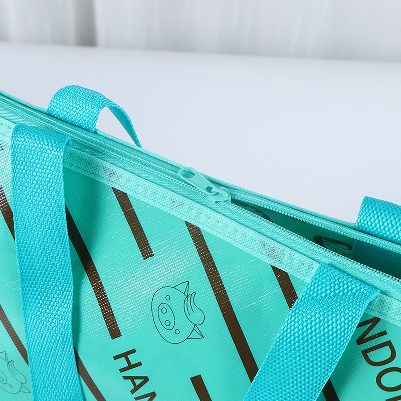 Bolsas de tejido bolsas de mano revestidas logotipo personalizado exposición piel de serpiente bolsas de compras personalizadas super grandes materiales impermeables y ecológicos