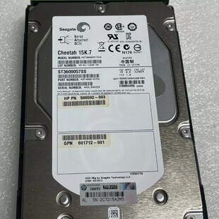 HP 600G 15K SAS 3.5 P2000G3 StoraGe Hard Drive 601777 -001 AP860a