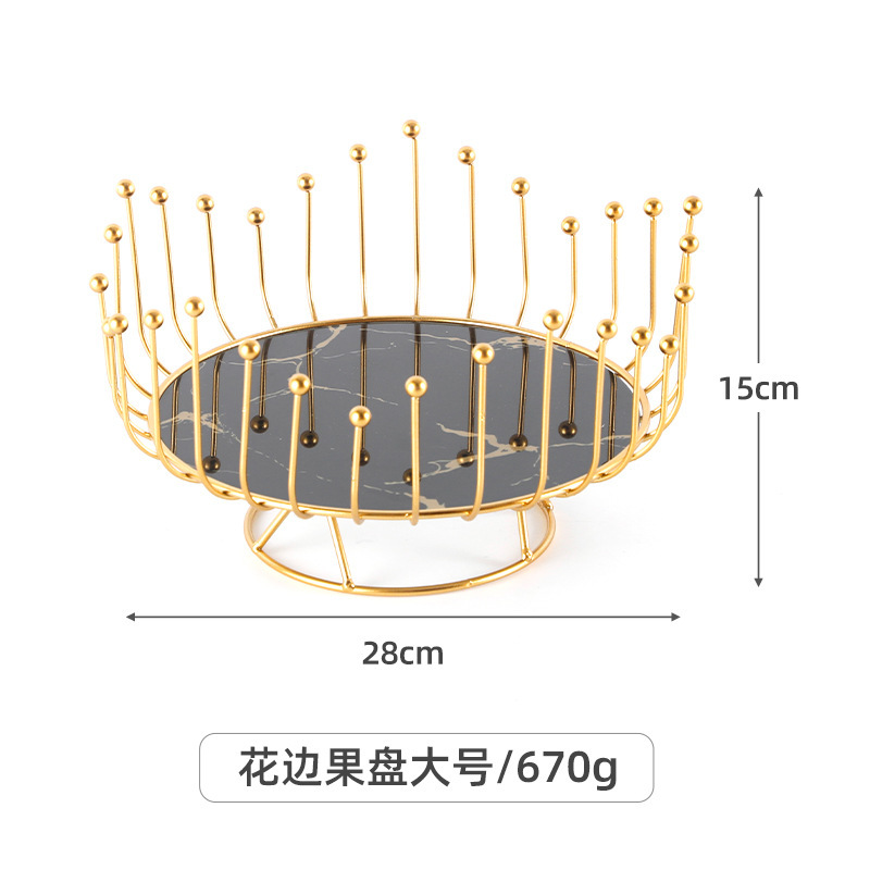 Nórdico plato de fruta Placa de exhibición de vidrio simple sala de estar mesa de café hogar pastel creativo postre merienda plato
