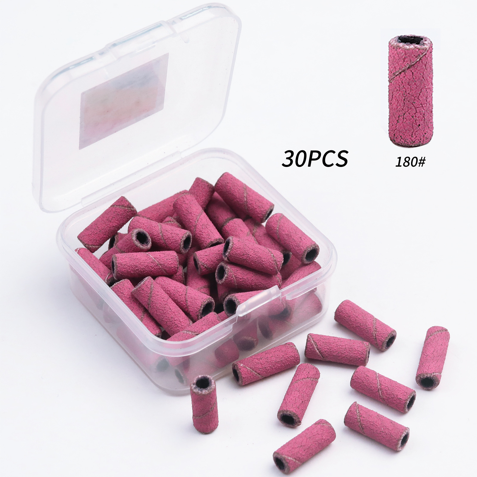 Red 3,1mm anillo de arena 180 #30PCs