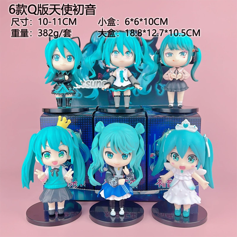 Фигурка в слепом боксе (Hatsune Miku) чиби 2D с блёстками — случайная штука или набор