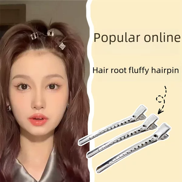 Hair Root Fluffy Clip Hair Fluffy Artifact Hairpin Seamless Bangs Duckbill Hairpin Hair Styling Partition Positioning Clip