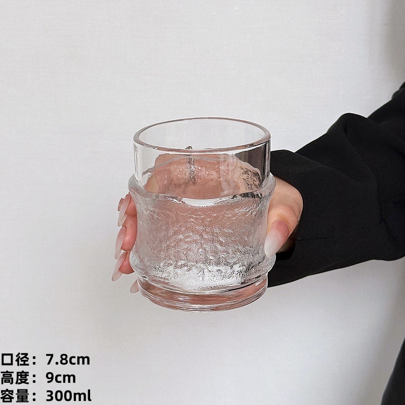 Inswind creativo de alto nivel anti-calor cubierta de bambú colgar tazas de hielo tazas de café de vidrio casero tazas de agua tazas de té tazas de bebida frías