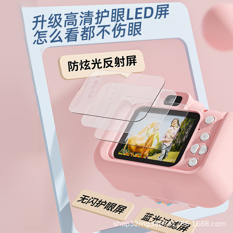 La nueva cámara para niños transfronteriza Polaroid puede tomar fotos e imprimir dibujos animados digital mini X2 HD fábrica de origen de cámara dual