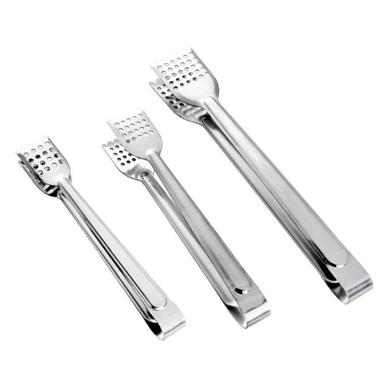 Корейский пищевой зажим из нержавеющей стали многофункциональный кухонный полый пищевой зажим для барбекю стейк зажим рекомендуется ледяной зажим