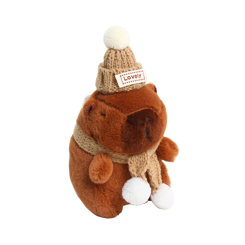 사랑스러운 CAPPIBALA CAPYBARA 자동차 테일 펜던트 자동차 트렁크 자동차 외부 인형 인형 자동차 인테리어 장식품