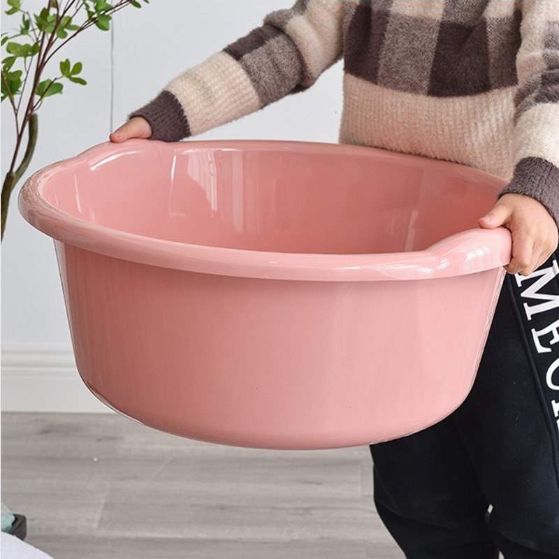 Children's Bath Basin Laundry Basin Household Extra Large Plastic Washbasin Footbath Thickeneded and Durable Baby Baby Bath Basin