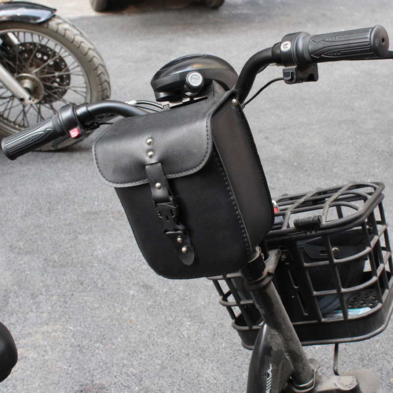 Retro Motorcycle Hanging Bag, Electric Bike Harley Modified Rider Bag, Tool Head Bag, Front and Rear Side Bags, Universal Waterproof