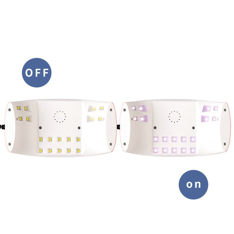 Luz de manicura transfronteriza 52W conveniente mini manicura luz de horno USB conector arco manicura luz de terapia de luz herramientas de manicura