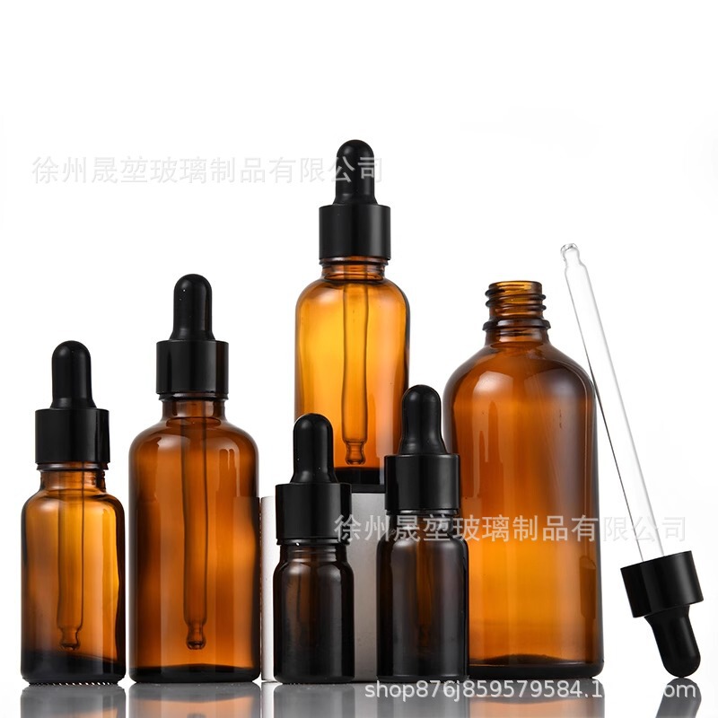 茶色のガラススポイトボトル茶色のエッセンシャルオイルボトル 10 ミリリットル 30 ミリリットルサンプルボトル化粧品ボトル卸売空ボトル|undefined
