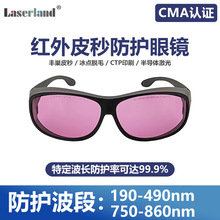 红外激光防护眼镜护目镜 780nm 808nm 810nm脱毛仪操作T6 CE认证