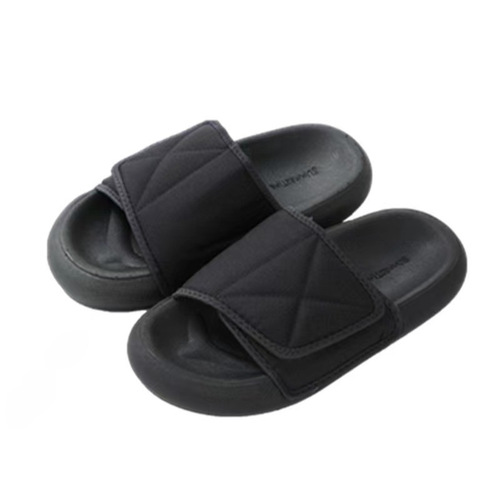 New Summer European Style Southeast Asian Thick Suede Feeling Coconut Adjustable Velcro Sandals Beach Slippers Thick Model