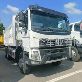 出口中亚非洲后翻自卸车豪沃后八轮工程车重汽HOWO6*4翻斗车工厂