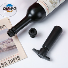 跨境热销红酒塞不锈钢真空抽气筒真空塞密封酒瓶塞塑料抽气泵厂家