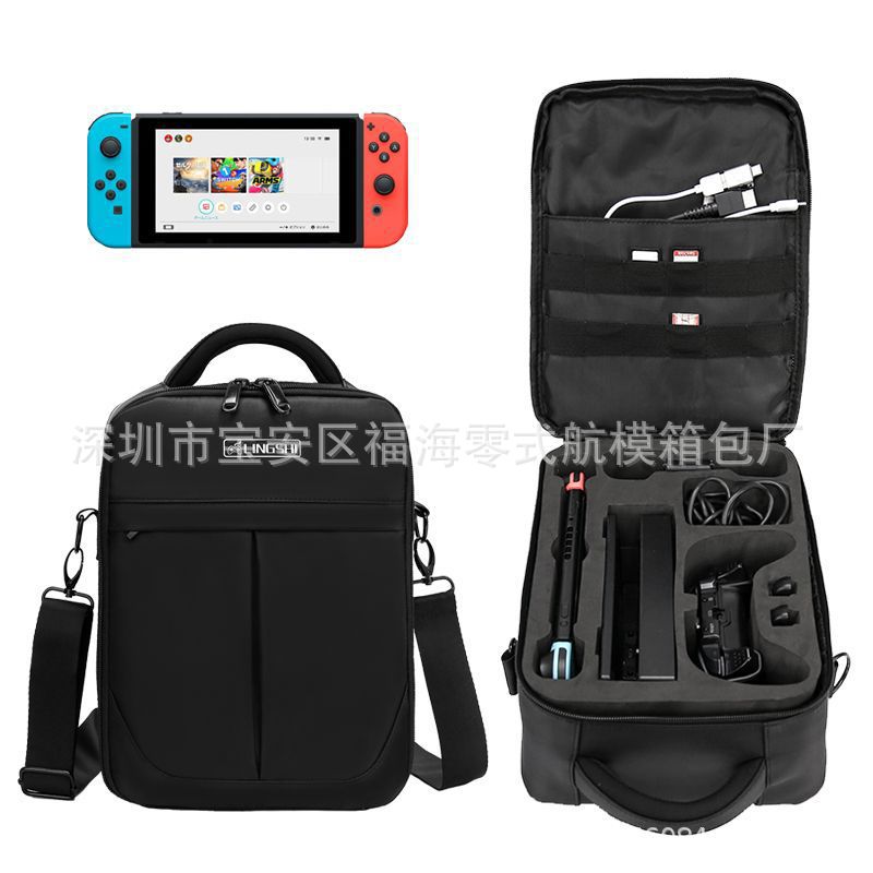 Animal hijo NS Nintendo Switch bolsa de almacenamiento móvil hijo bolsa de protección Switch caja de almacenamiento bolsa grande bolsa de accesorios