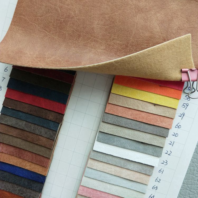 荔枝纹毛底PVC皮革大小印刷荔枝箱包装饰手袋包装革等L1780粗纹路