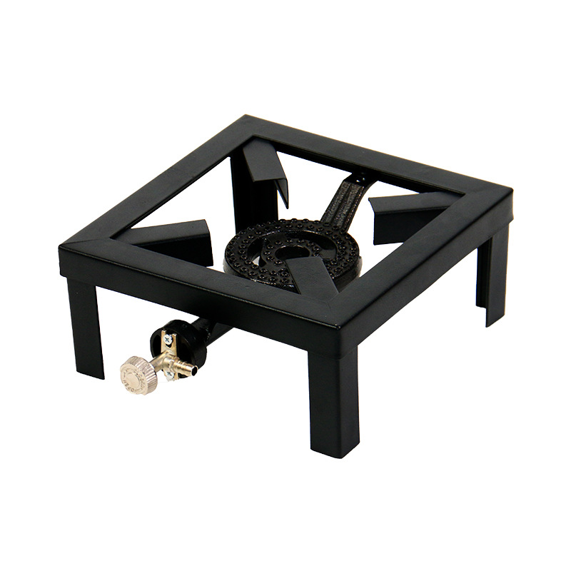 Fuente de fábrica hierro fundido cocina de gas con soporte de hierro fundido cocina de gas de fuego rápido cocina de campamento al aire libre cocina de ahorro de energía