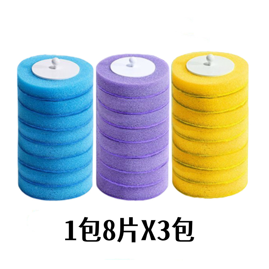 Nuevo traje de cepillo de inodoro desechable cepillo de inodoro de ángulo no muerto montado en la pared cepillo de limpieza cabeza de cepillo de reemplazo