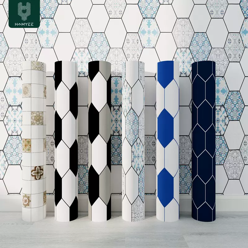 卫生间翻新地面贴加厚软地板贴纸自粘批发防水耐磨防滑墙贴墙纸