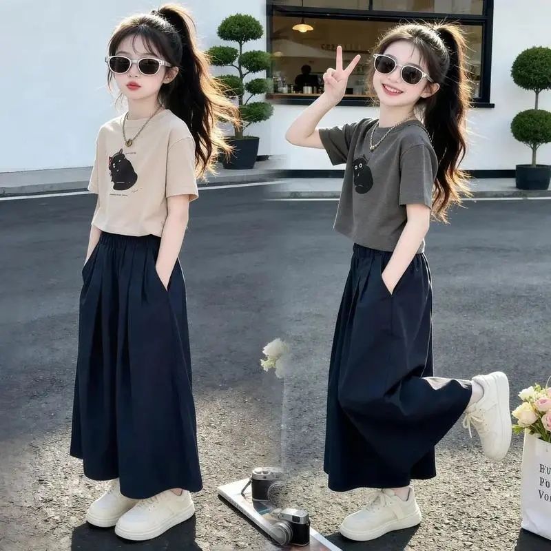 T-shirt dress, skirt, trousers