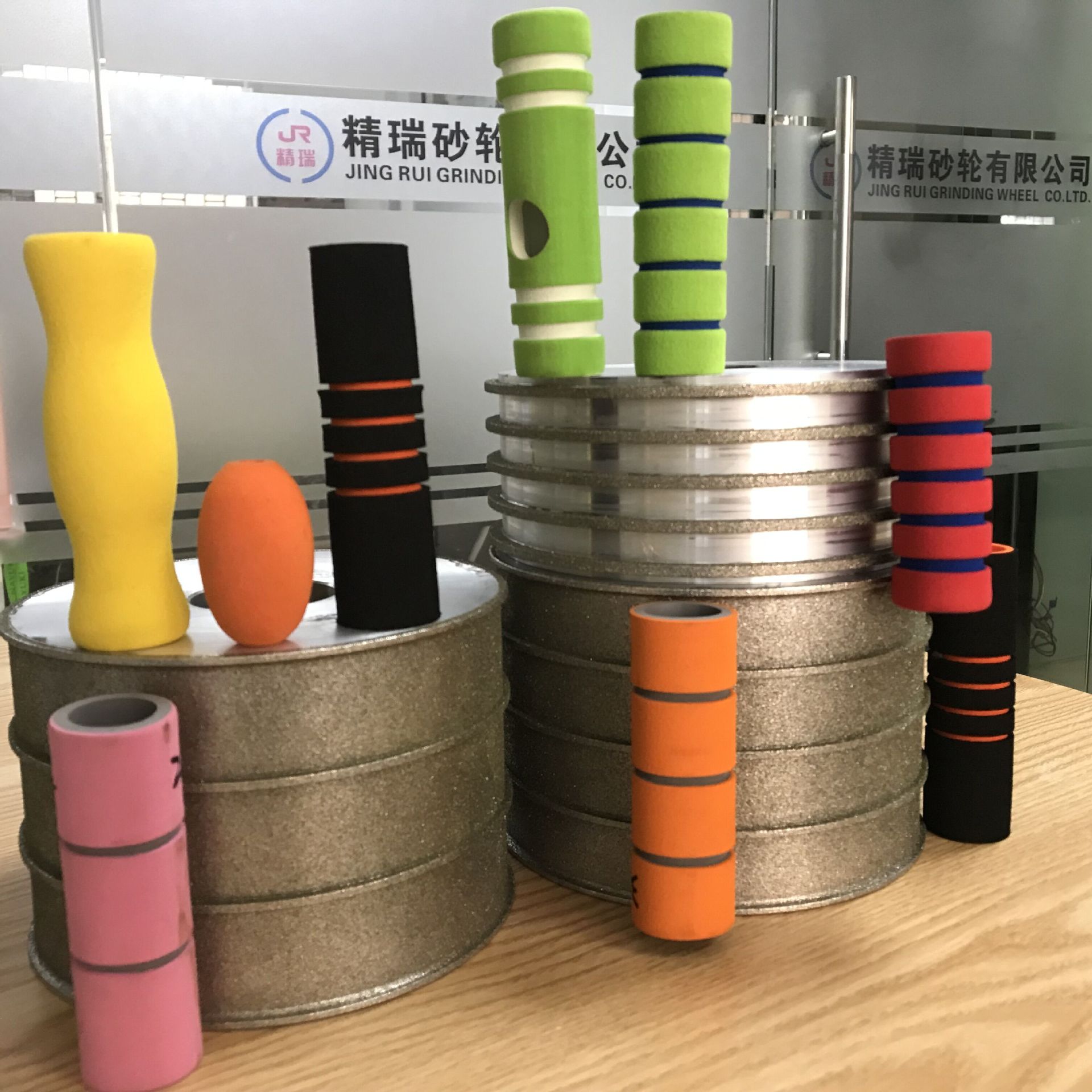 EVA手柄金刚石砂轮模具适用于打磨海绵EVA形状圆弧成型抛光砂轮模