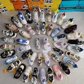 秋季儿童运动鞋网面女童鞋中大童男童鞋子休闲鞋品牌撤柜杂款童鞋