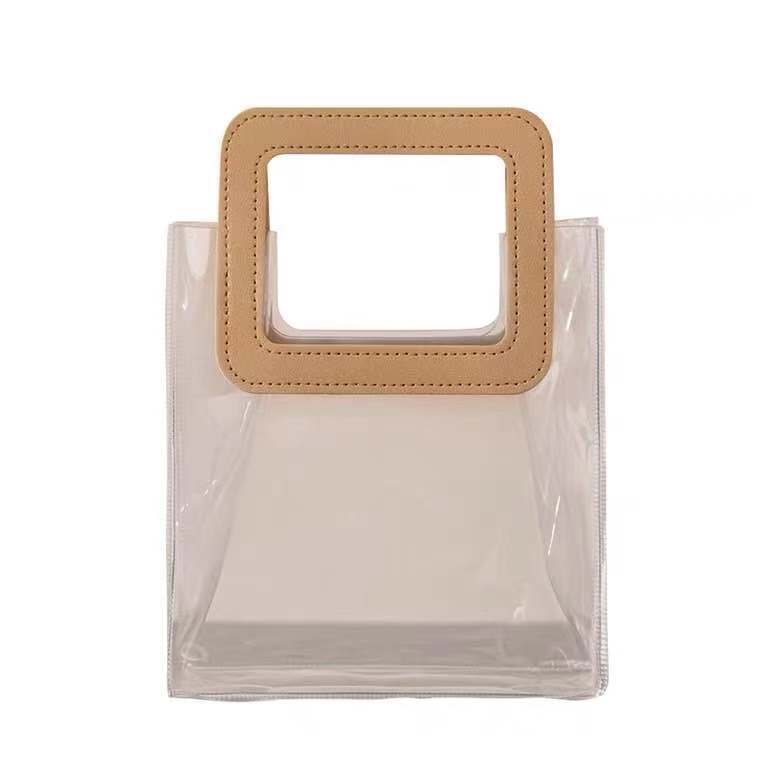 En stock bolso transparente ins estilo boda caramelo bolsa de regalo PVC bolsa de regalo de plástico LOGO