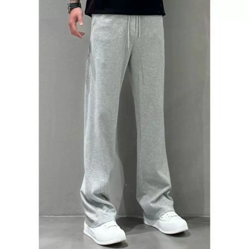 Autumn thin trousers, oversize, loose straight fit