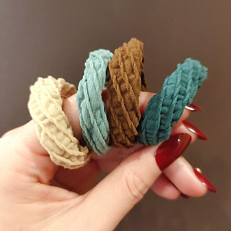 Hair Rope (Base) — Japanese/Korean Simple Elegant Gradient Hair Tie, Soft Lightweight