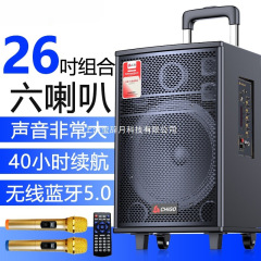 志高のブルートゥースの音響の3分の周波数は広場のダンスの屋外のk歌の大きい音のステレオのレバーの生放送のスピーカーを持ちます。