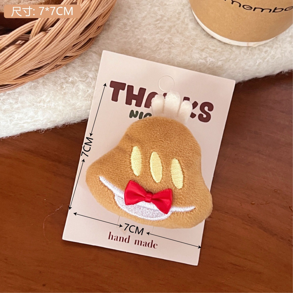 Nuevo lindo broche de arroz de sushi cuerdas para el cabello japonesas chicas corazón de muñeca salvaje fijación de bordes broche de caballo anillo