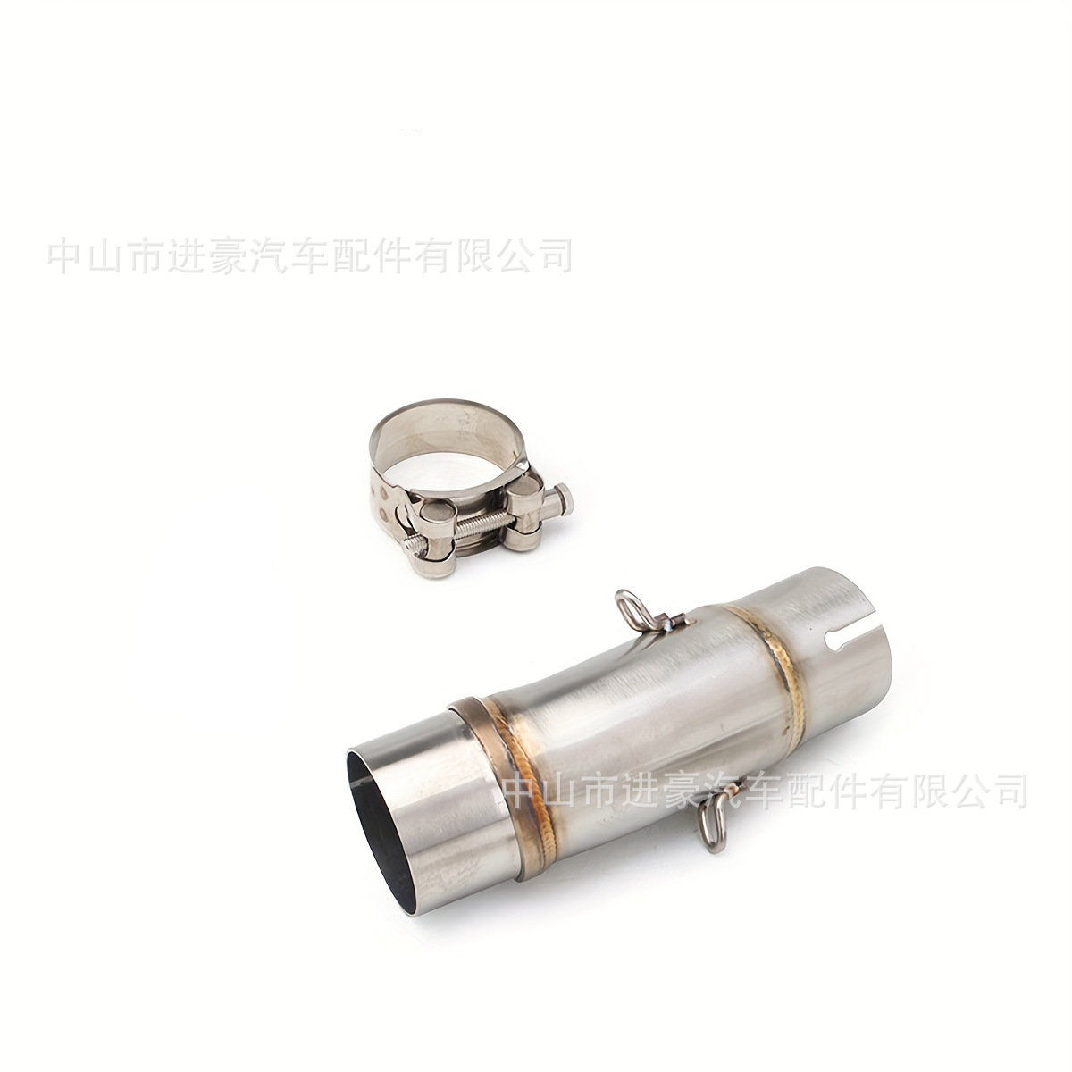 Factory Direct Sales Suitable for Motorcycle Modification Z400 Stainless Steel Mid-Section Exhaust Pipe Mid-Section Non-Destructive Installation