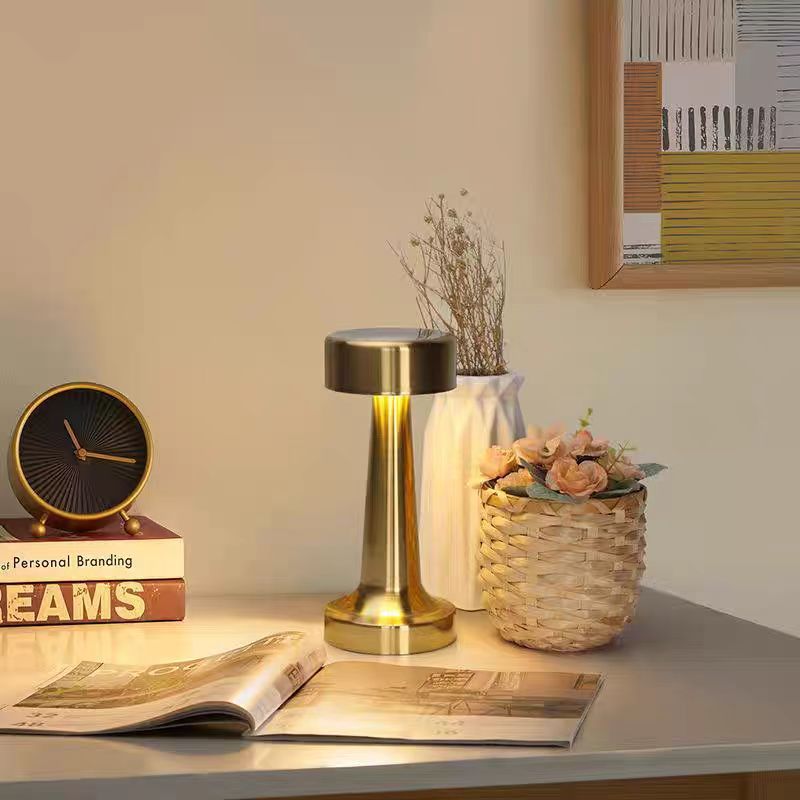 Bar bedroom living room rechargeable desk lamp lámpara de mesa decorativa de carga