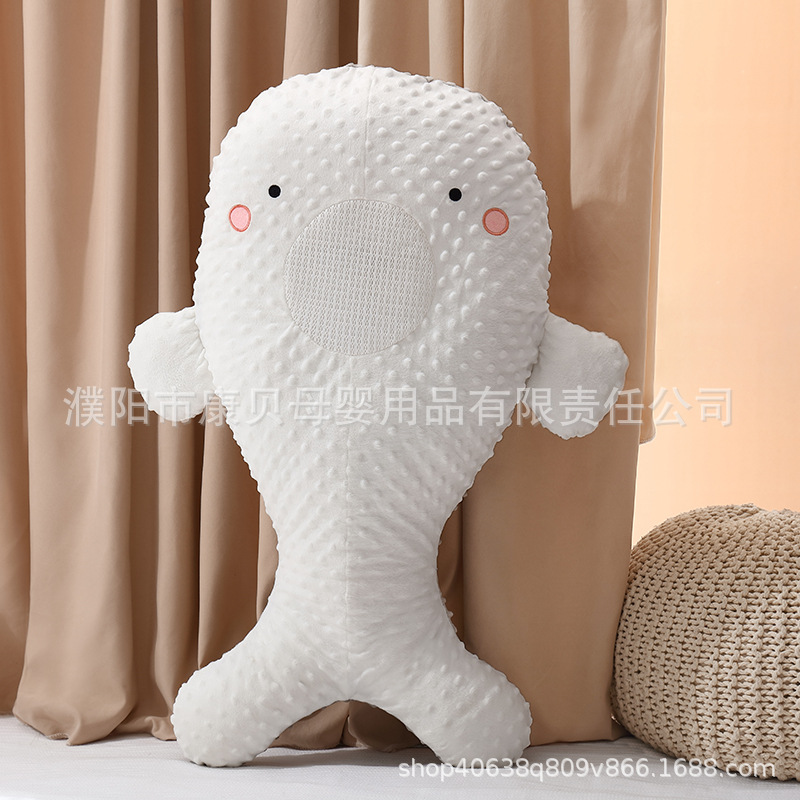 업그레이드된 질식 방지 흰 고래 [스트랩 포함]