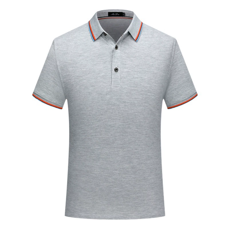 Рабочая одежда Рубашка-поло Комбинезоны с логотипом на заказ Футболка с коротким рукавом и лацканами Хлопковая мужская и женская культурная рубашка предприятие на заказ