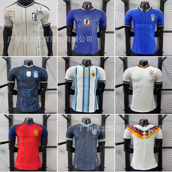 National Team Football Uniforms Player Version Italy Germany Spain Japan 2026 Argentina Jersey