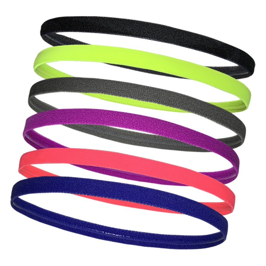 Cross-Border Sports Headband for Women, Trendy Summer Fitness Running Sweat-Absorbent Headband for Men, Basketball Yoga Antiperspirant and Non-Slip Headband