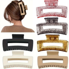 韓国風のつや消しシンプルな女性のヘアクリップヘアクリップ卸売