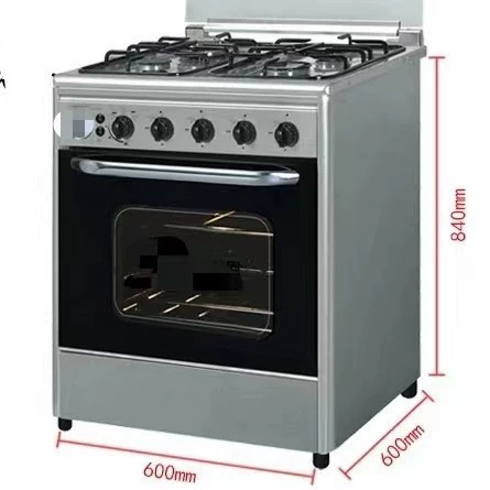 Плита газовая 4-реберная с духовкой, встроенная плита, экспорт, европейский и британский барбекю