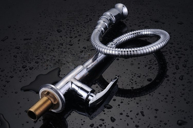 All-copper kitchen, stainless steel basin, water washing faucet, single-cold vegetable washing basin, balcony rotating sink faucet factory undefined