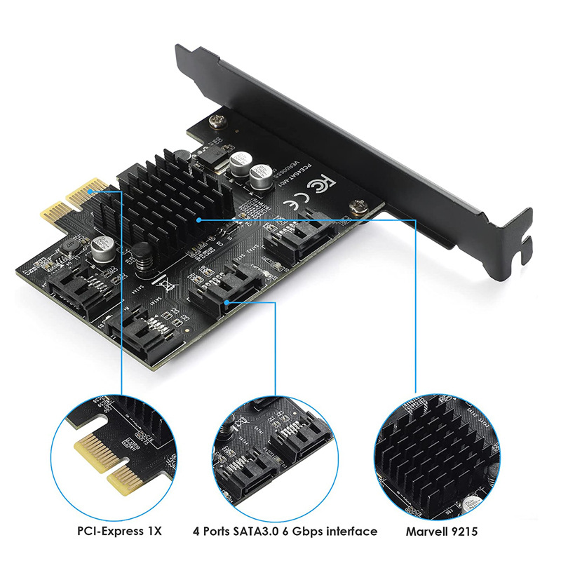 SATA3.0��չ��תPCI-E4��6Gת�ӿ�88SE9215��չIPFSӲ��ת����