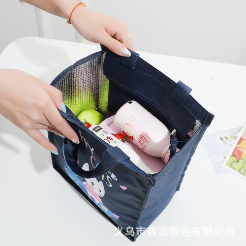 Going out lunch bag with rice meal bag thickened aluminum foil insulation bag large capacity picnic lunch bag fresh-keeping insulation ice bag