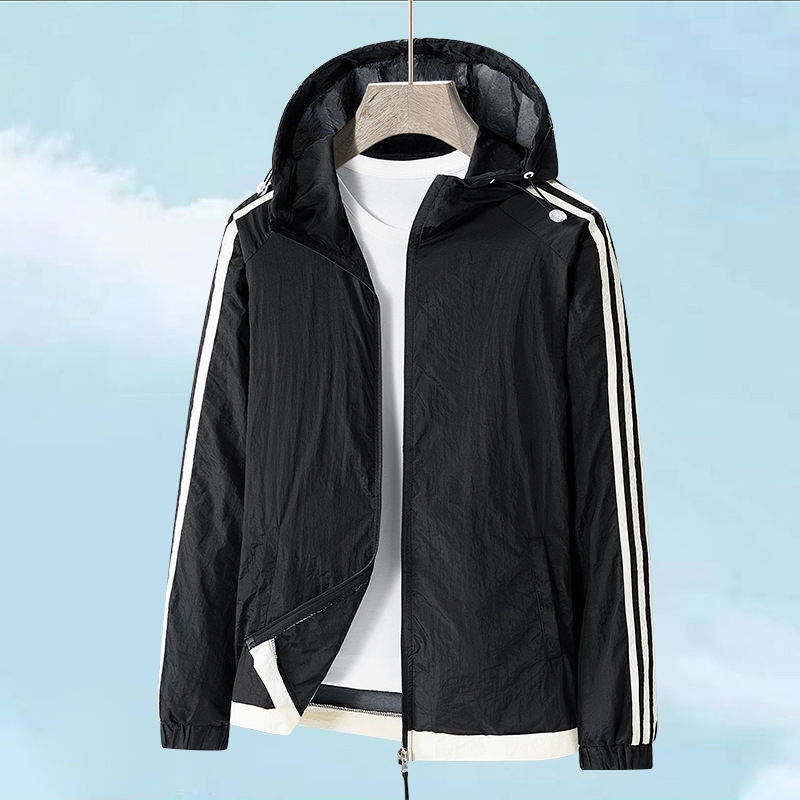 Fábrica de montaña ropa de protección solar para mujeres de verano nuevo anti-UV manga larga chaqueta con capuchón ligera delgada hombre 7706
