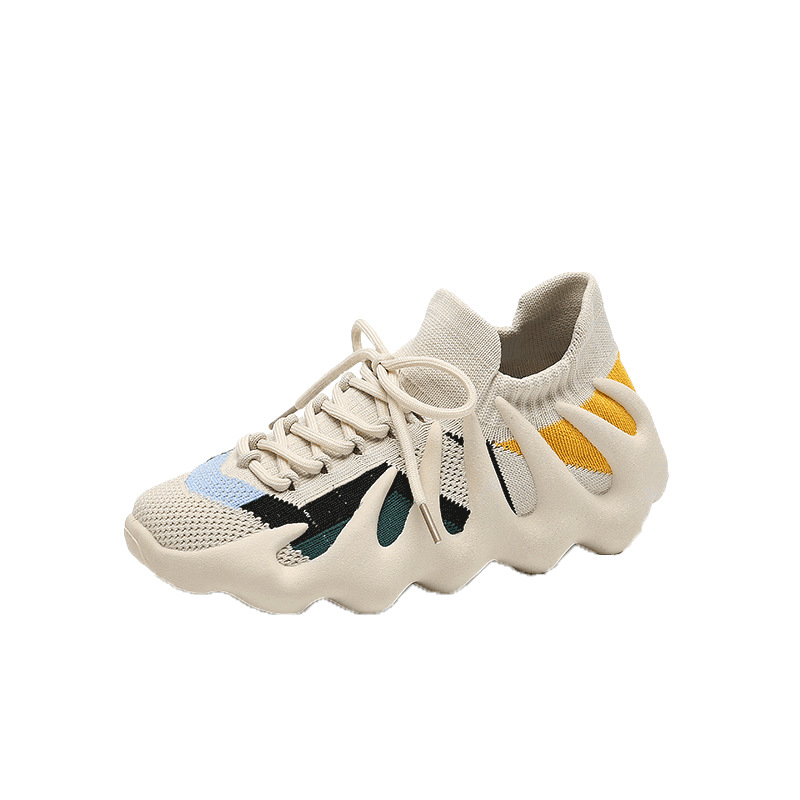 Zapatos de mujer de pez octopatas 2024 nuevo verano delgado transpirable ligero zapatos de mujer tela de vuelo casual zapatos deportivos de carrera