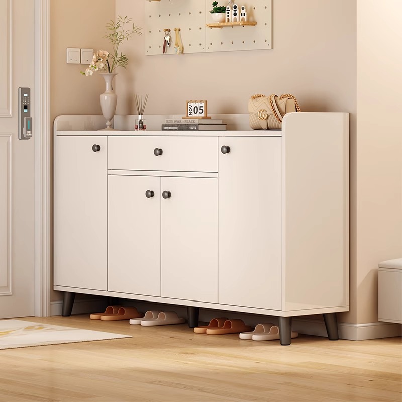 Armario de zapatos doméstico nuevo tipo 2025 explosión interior almacenamiento integrado armario contra la pared armario portail rack de zapatos