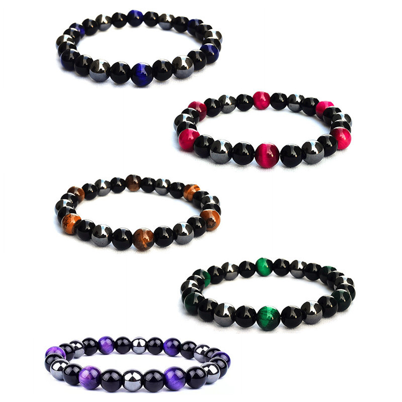 Agate beaded bracelet for yoga for men and women