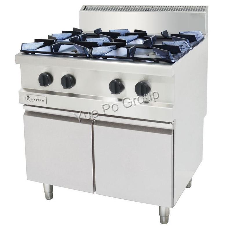 INTECH天然气四头平头炉下掩门柜（700）