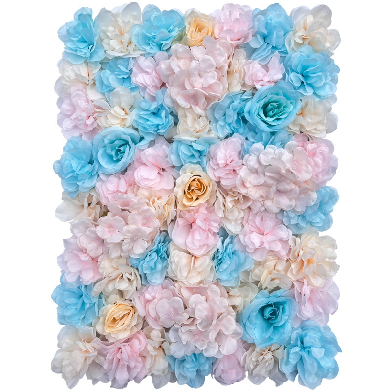 Internet Celebrity Artificial Flower Wall Tik Tok Live Stream Background Wedding Photography Wall Beauty Chen Window Interior Decoration Simulation Fake Flower Wall