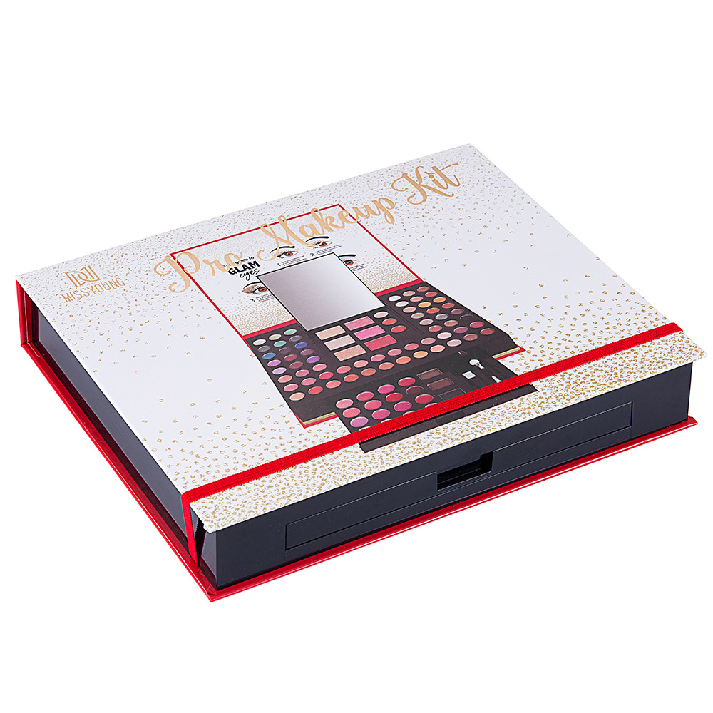 MISS YOUNG's new 88-color eyeshadow palette set, Eyeshadow, Blush, Eyebrow powder and lip gloss combination gift set details Picture